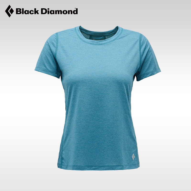 Black Diamond黑鉆bd戶外速干透氣排汗抗異味短袖女士T恤夏753008