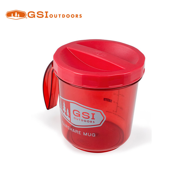 GSI Fairshare Mug - Red 戶外餐具 79251