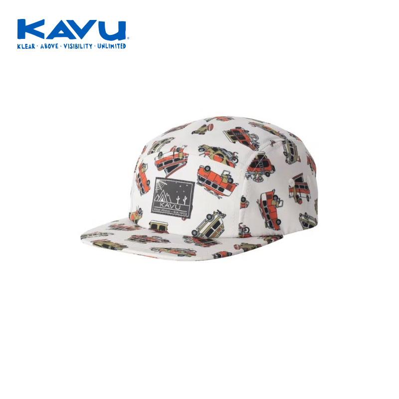 KAVU印花圖案男女通用風(fēng)格休閑百搭遮陽帽平沿帽子1136