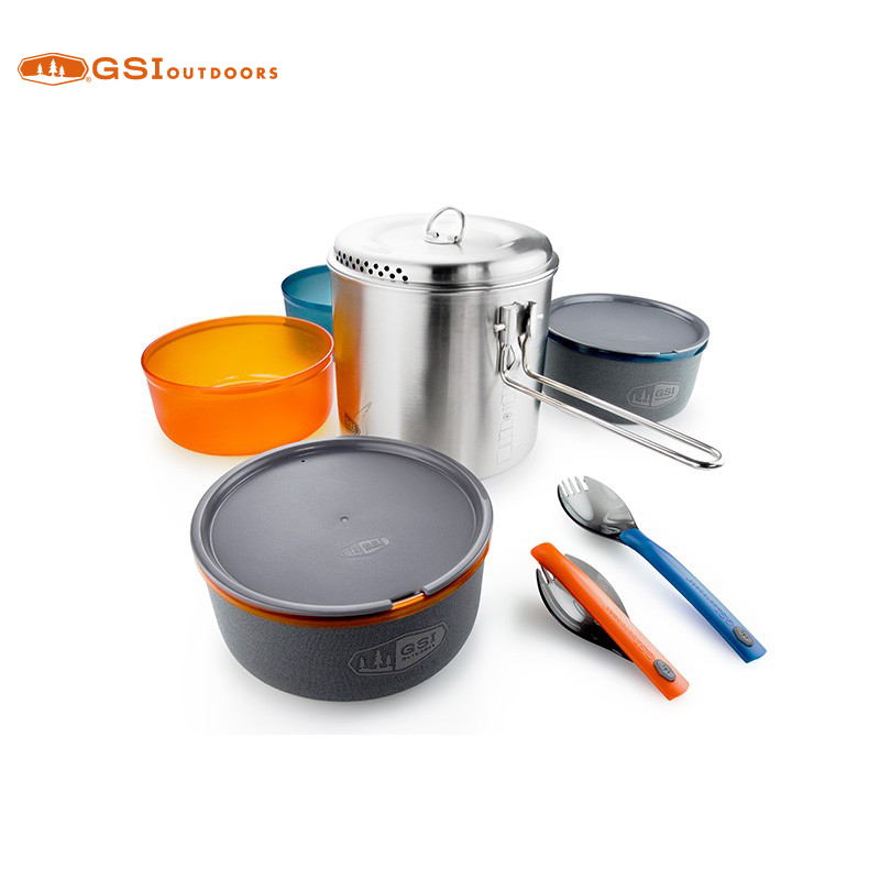 GSI Glacier Stainless Dualist 炊具餐具套裝 68144