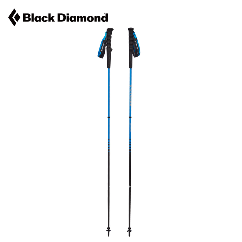 BlackDiamond黑鉆定長不可折疊碳素超輕越野跑徒步登山手杖112221