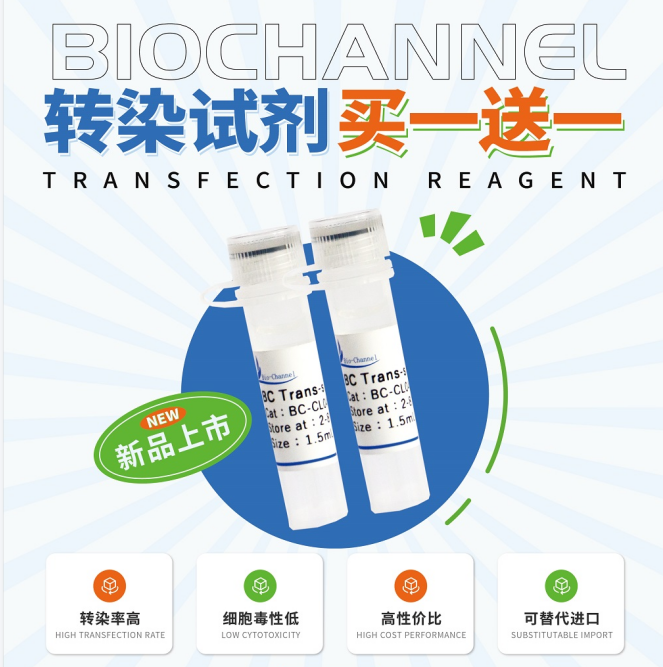 新品上市：轉(zhuǎn)染試劑買一送一