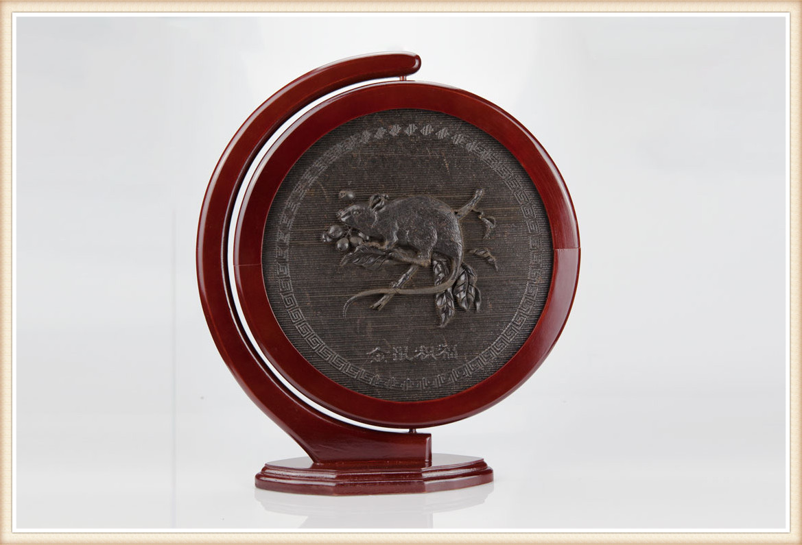 金鼠积福--工艺茶