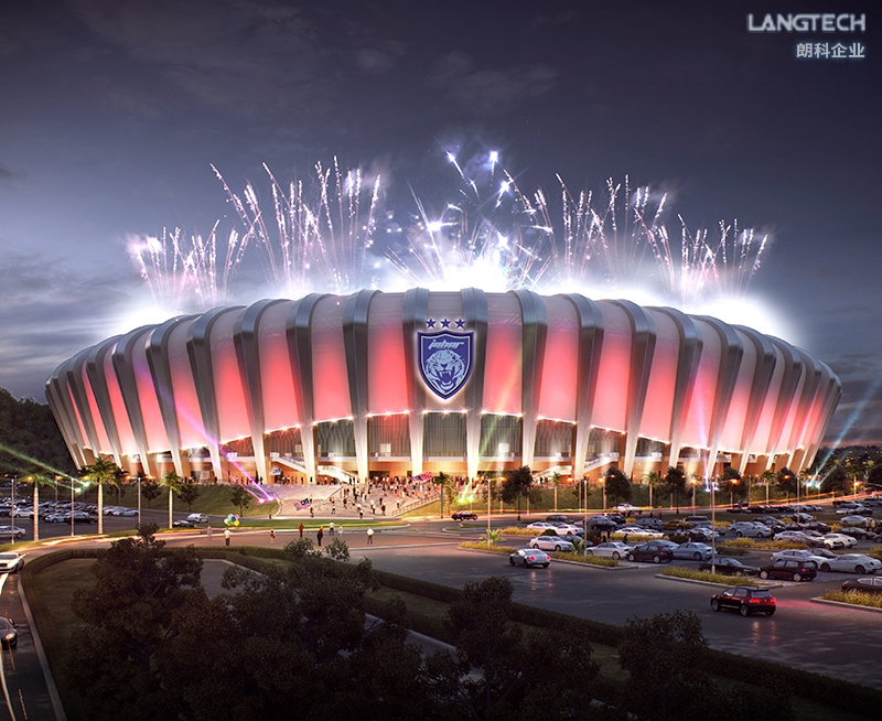 马来西亚体育场看台聚脲防水防护工程