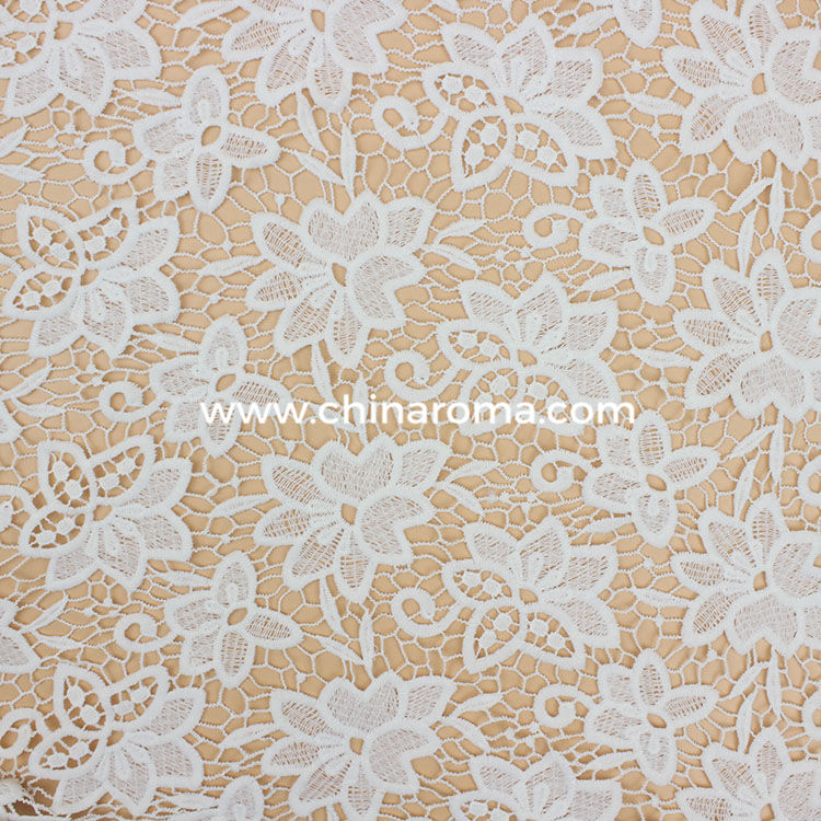 2017 Latest Top Quality French lace dress fabric