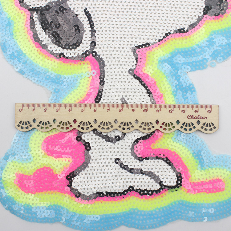 high quality sequined beaded embroidery appliques sew-on garments accessories