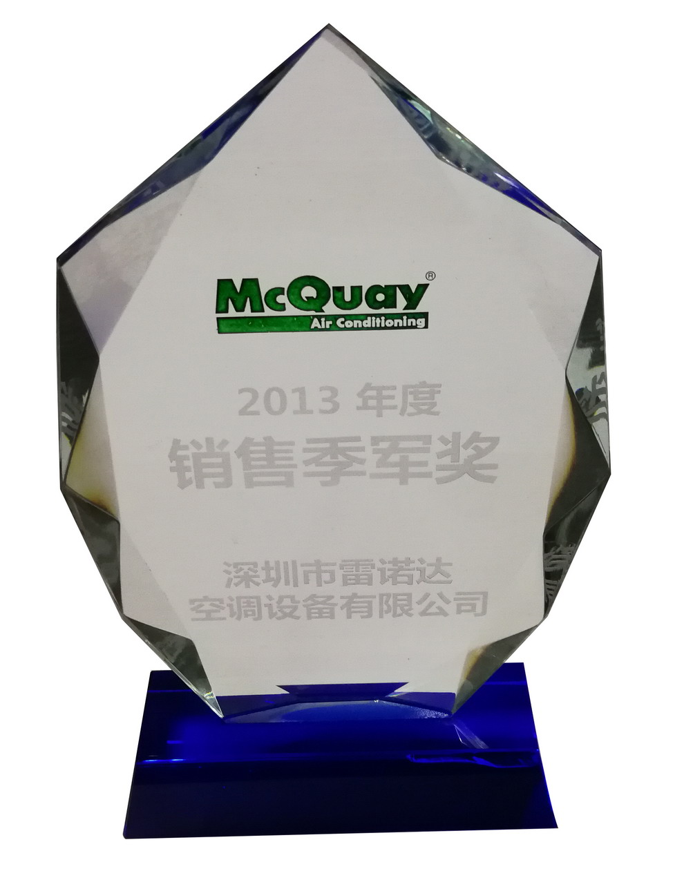 McQyay 销售季军奖