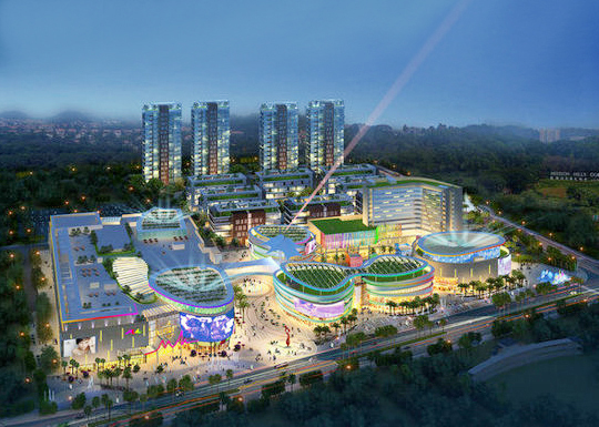 深圳观澜湖新城 shoppingmall