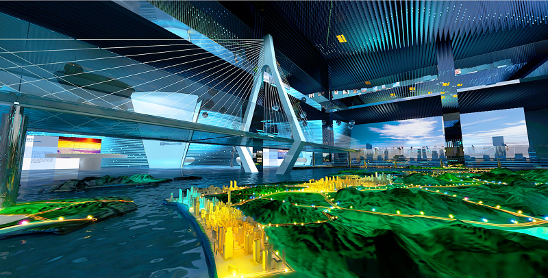 三维虚拟投影沙盘