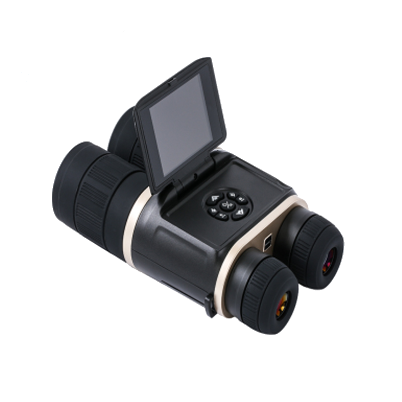 HL-580L全新四代高清红外双筒带屏数码夜视仪