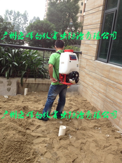 别墅花园预防白蚁