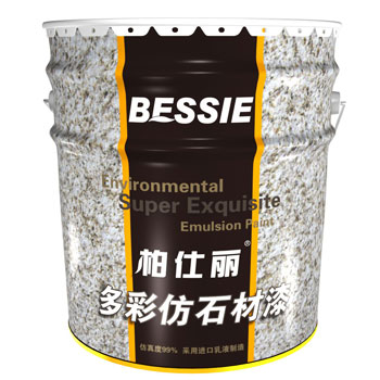 柏仕丽水包砂多彩涂料