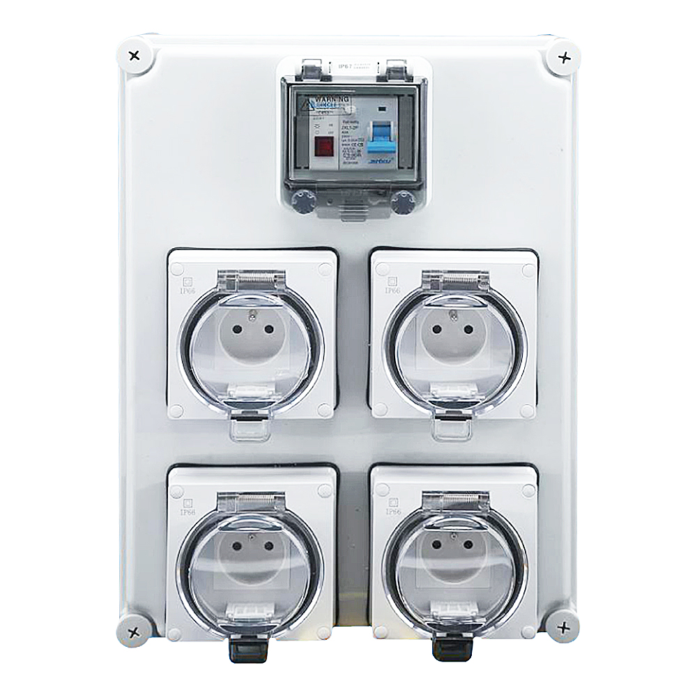 IGL66Z-1G4FR(1Gang Switch 4Gang Socket 16A-250V~)