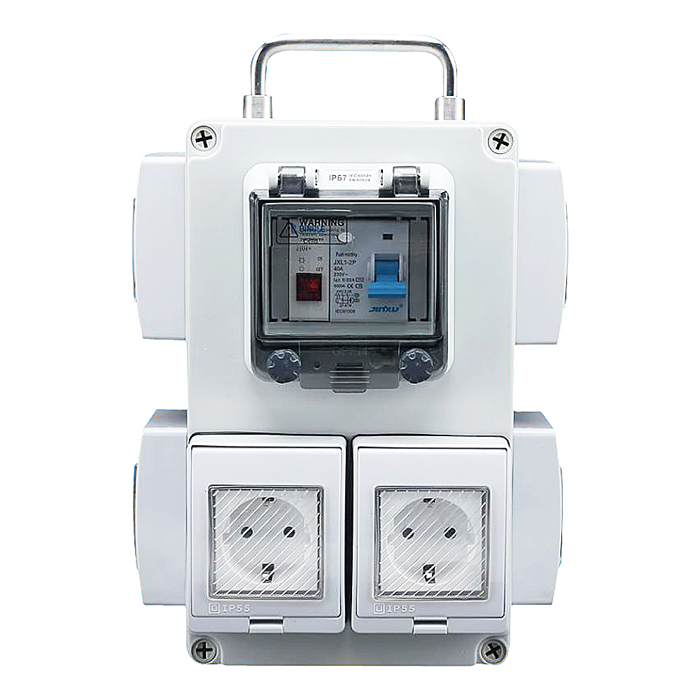 IGL55ZC-1G6SR(1Gang Switch 6Gang Socket 16A-250V~)