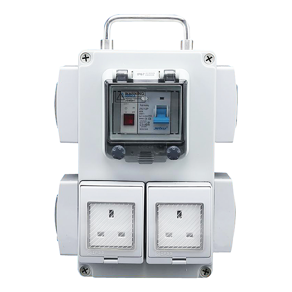 IGL55ZC-1G6S(1Gang Switch 6Gang Socket 13A-250V~)