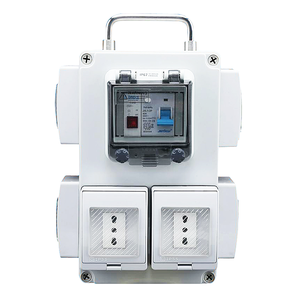 IGL55ZC-1G6L(1Gang Switch 6Gang Socket 16A-250V~)