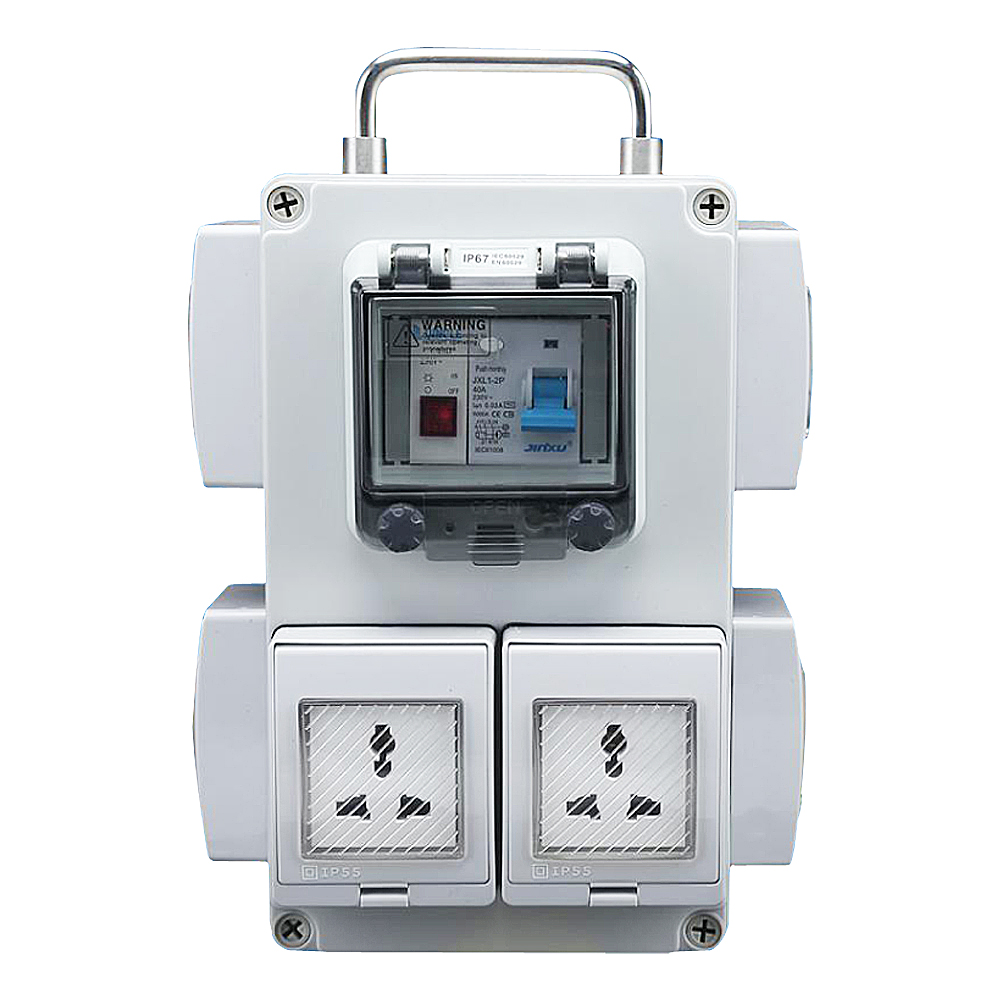 IGL55ZC-1G6U(1Gang Switch 6Gang Socket 13A-250V~)