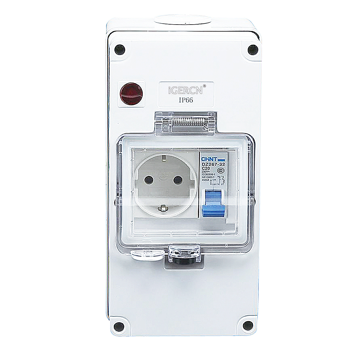 IGLCB4N-1G1SR(1Gang Switch Socket 16A-250V~)