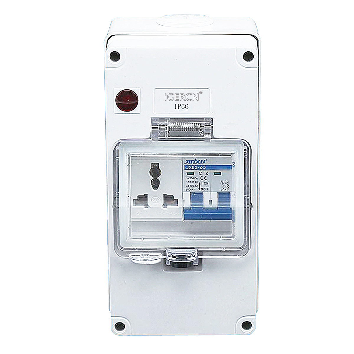 IGLB4N-1G1U(1Gang Switch Socket 13A-250V~)