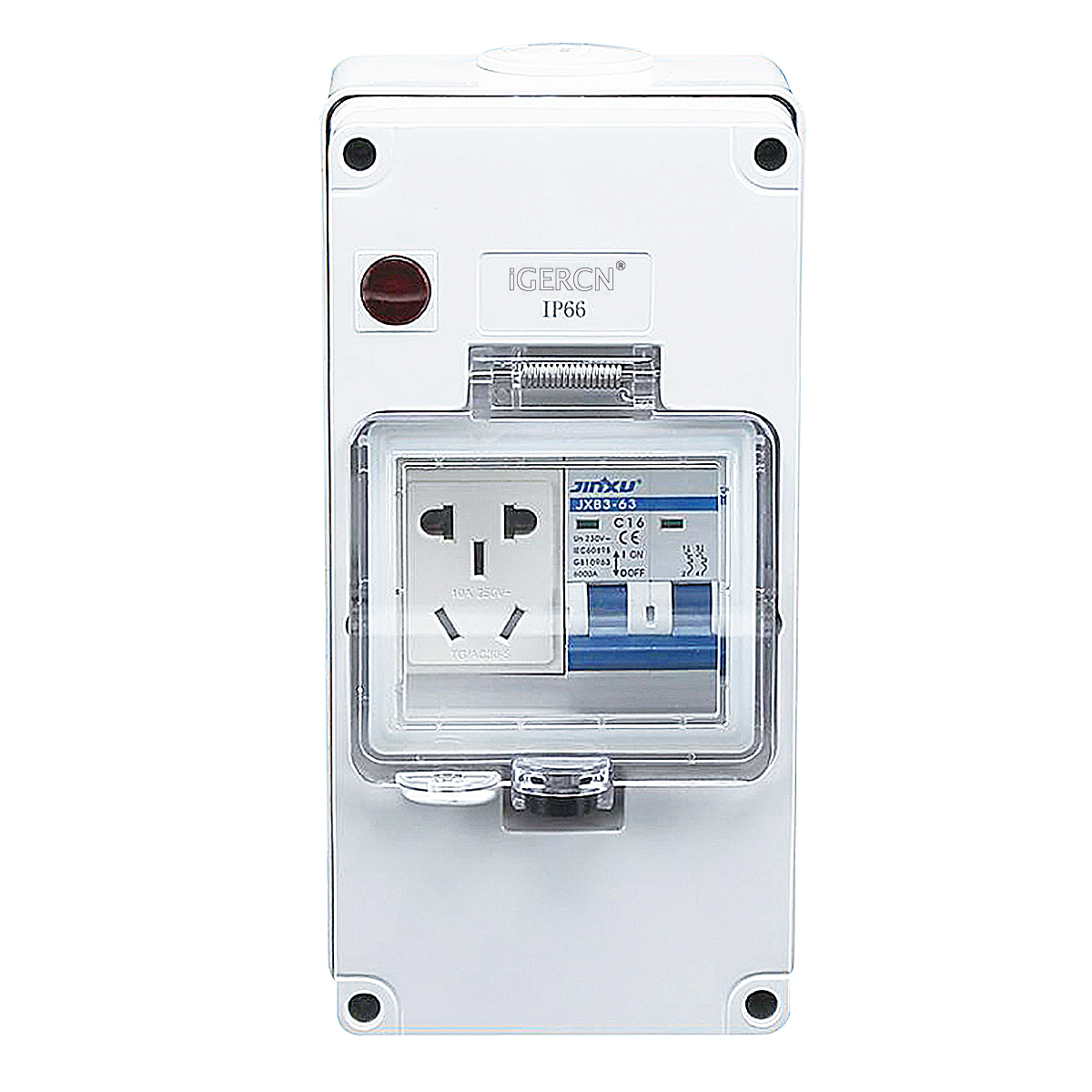 IGLB4N-1G1FH(1Gang Switch Socket 10A-250V~)