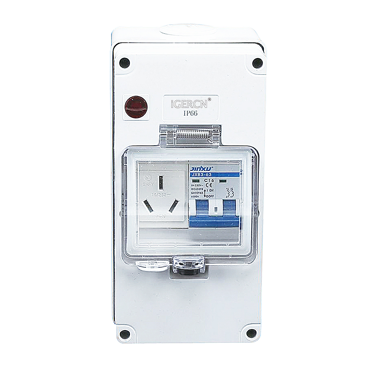 IGLCB4N-1G1TS(1Gang Switch Socket 16A-250V~)