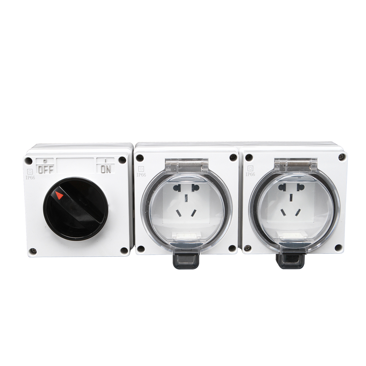 IGL66-S2FR(1Gang Switch 2Gang Socket 16A-250V~)