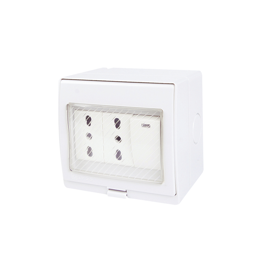 IGL-2CS(2Gang Socket switch 16A/250V~)