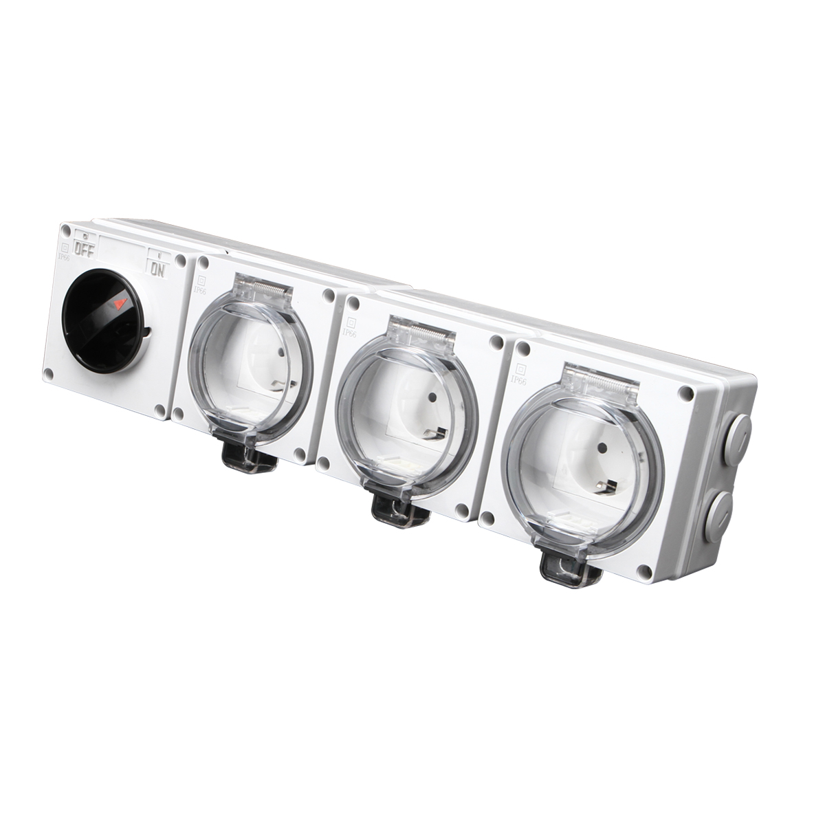 IGL66-S3SR(1Gang Switch 3Gang Socket 16A-250V~)