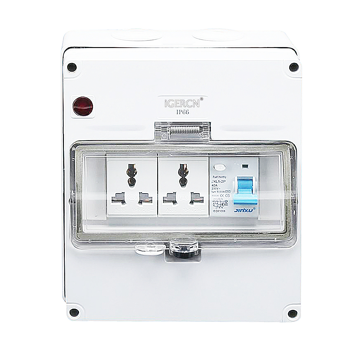 IGLCB8N-1G2U(1Gang Switch 2Gang Socket 13A-250V~)