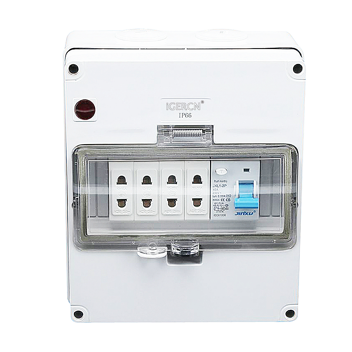 IGLCB8N-1G4TW(1Gang Switch 4Gang Socket 10A-250V~)