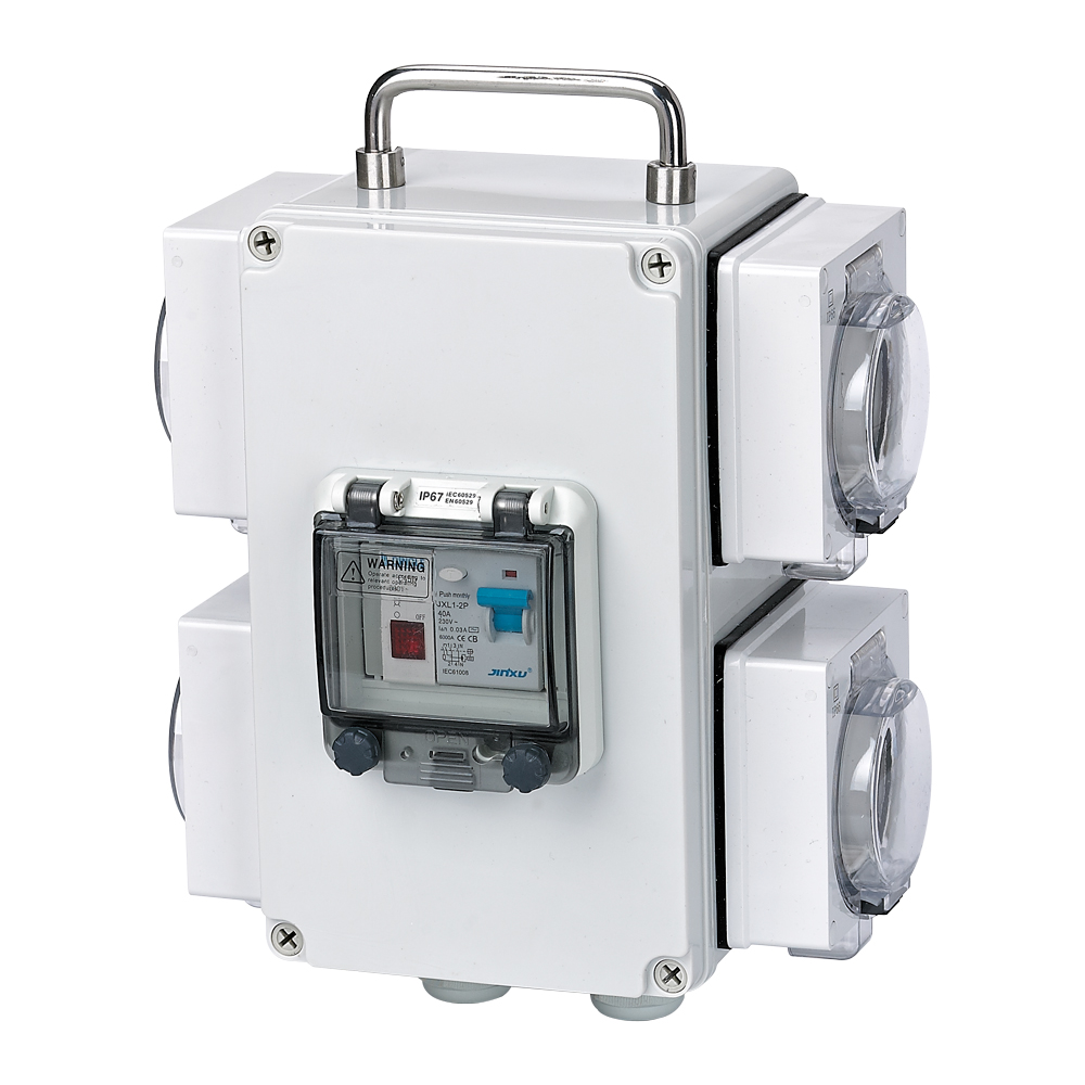 IGL66C-1G4SR(1Gang Switch 4Gang Socket 16A-250V~)