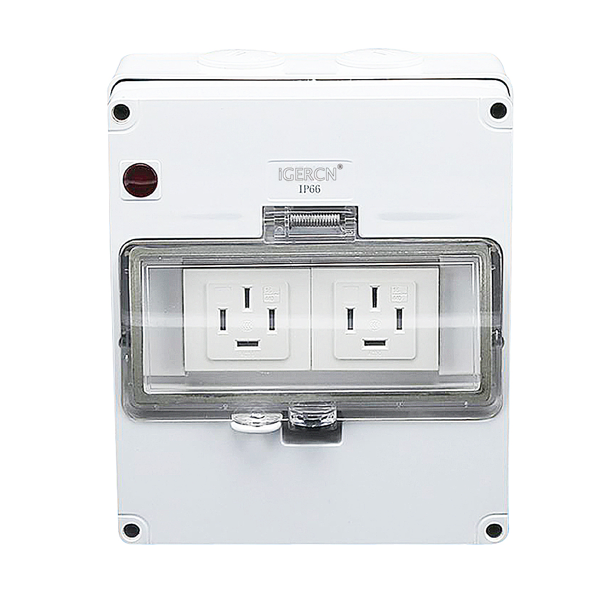 IGLCB8N-2TP(1Gang Switch 2Gang Socket 16A-250V~)