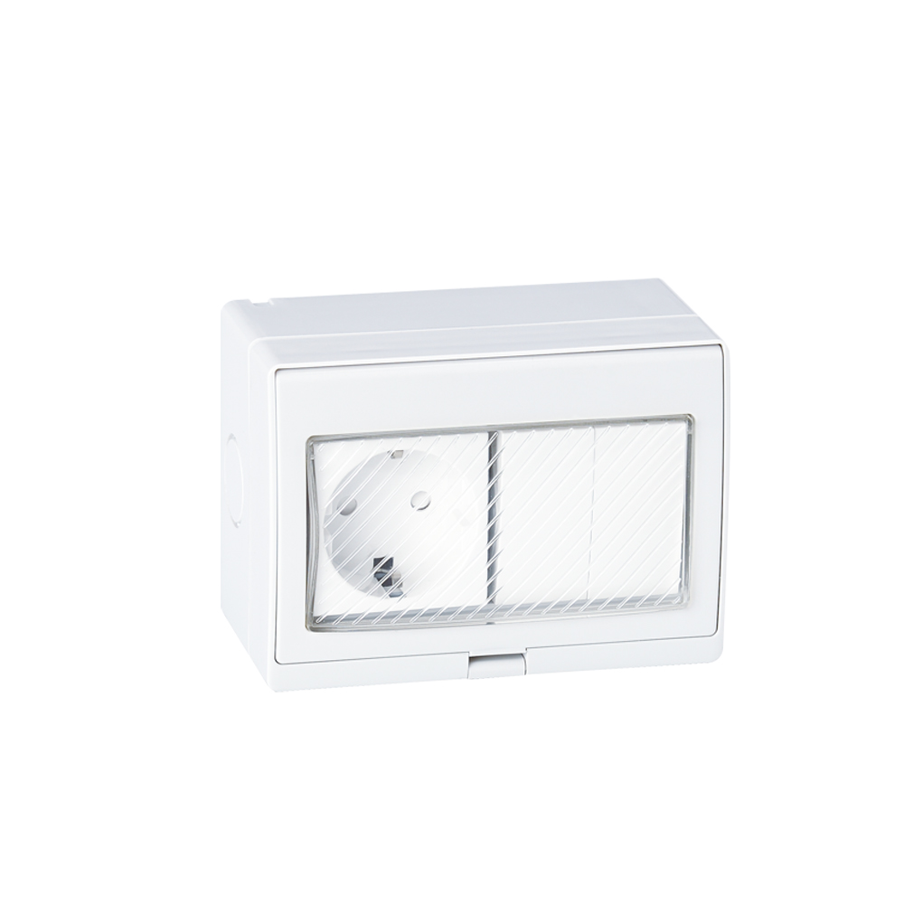 IGL-SR2S(2Gang Switch 1Gang Socket 16A/250V~)