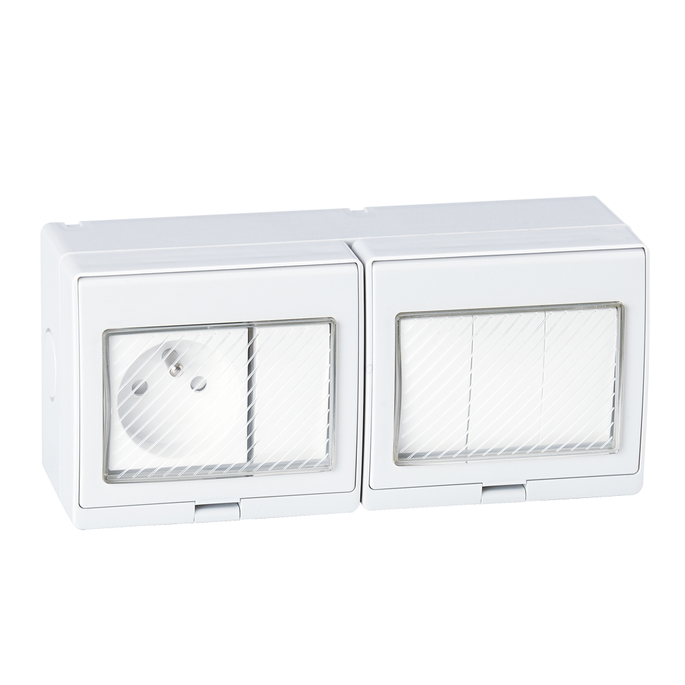 IGL-FR4S(4Gang Switch 1Gang Socket 16A/250V~)