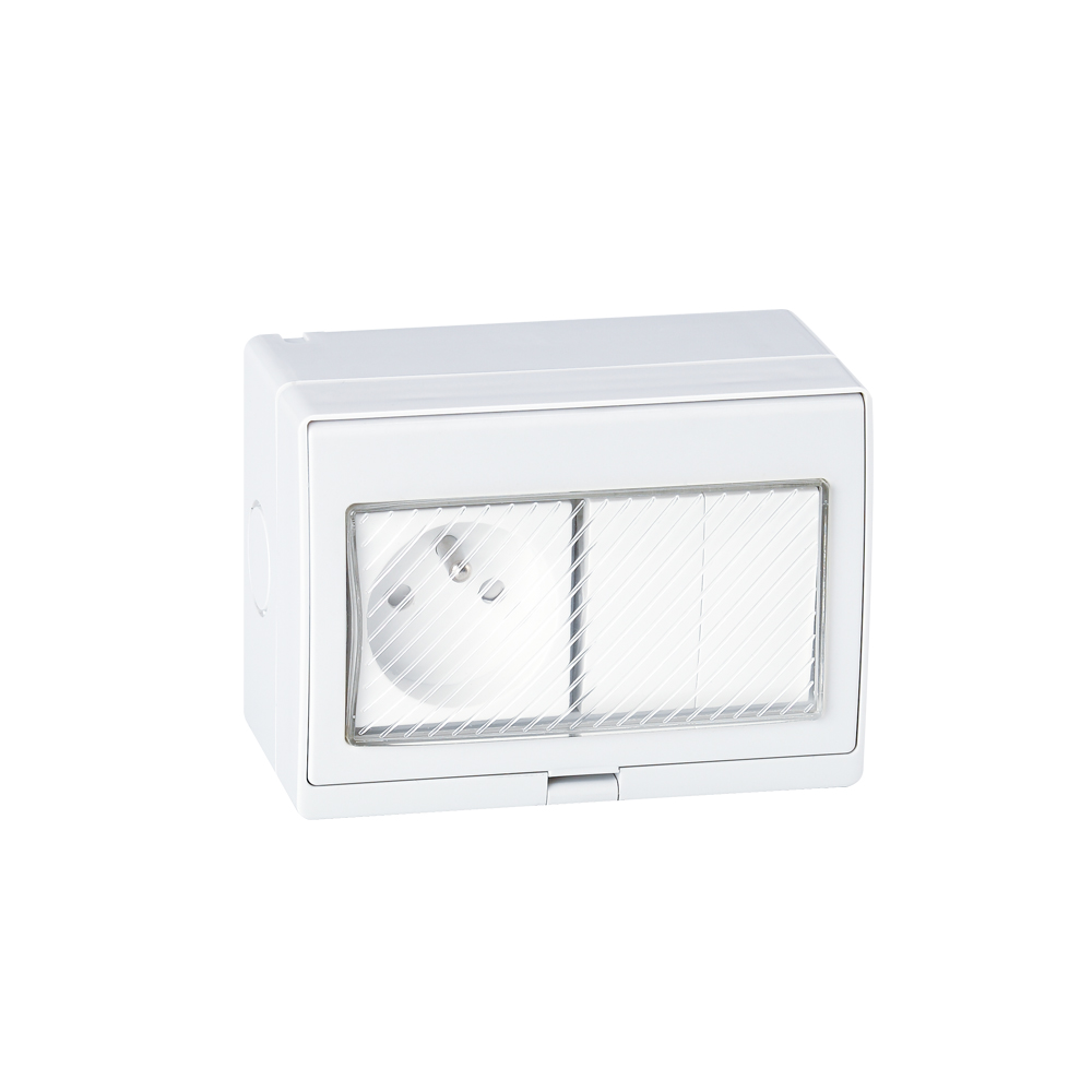 IGL-FR2S(2Gang Switch 1Gang Socket 16A/250V~)