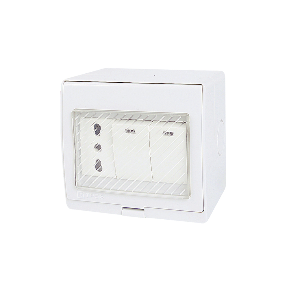 IGL-C2S(2Gang switch Socket 16A/250V~)