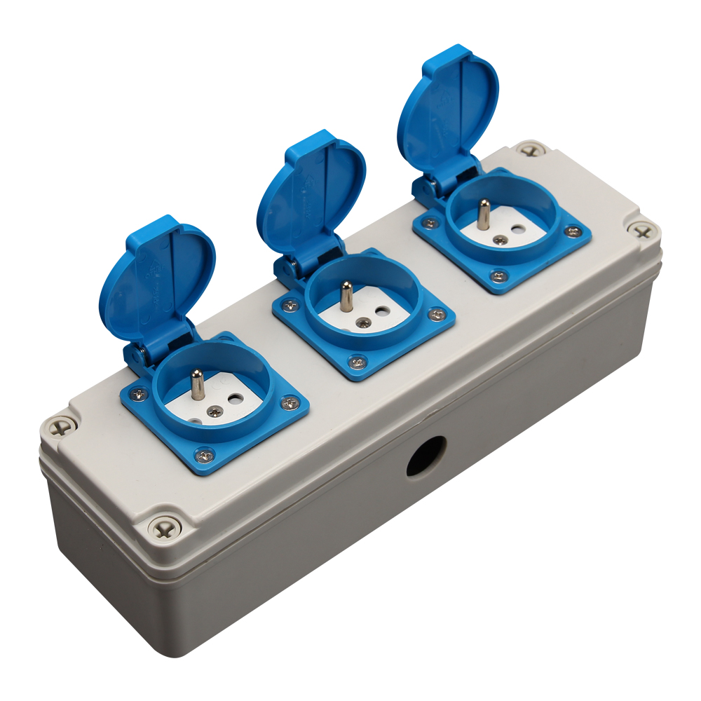 IGL54-3FR(3Gang Socket 16A-250V~)