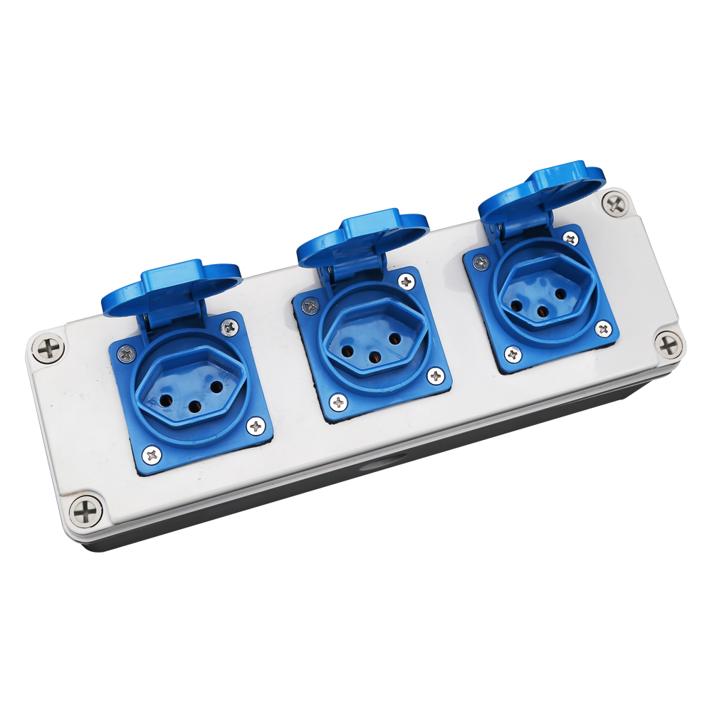 IGL54-3SW(3Gang Socket 10A-250V~)