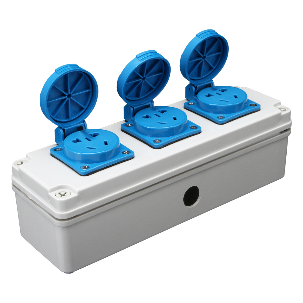 IGL54-3FH(3Gang Socket 10A-250V~)