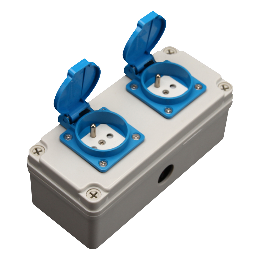 IGL54-2FR(2Gang Socket 16A-250V~)