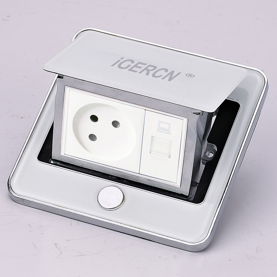 2021 NEW Israel Toughened Glass Floor Socket