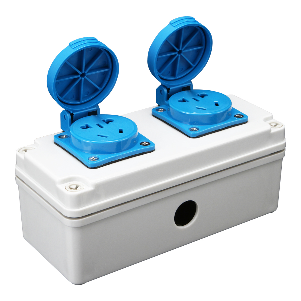 IGL54-2FH(2Gang Socket 10A-250V~)