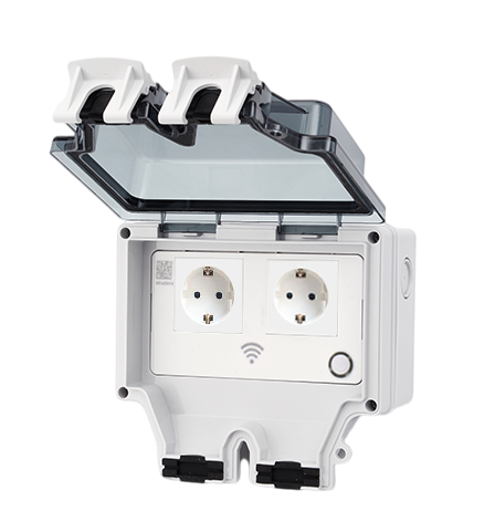 2021 New WIFI Weatherproof Socket(2 gang EU socket)