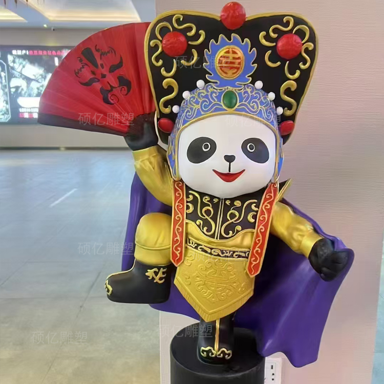 卡通戏剧雕塑