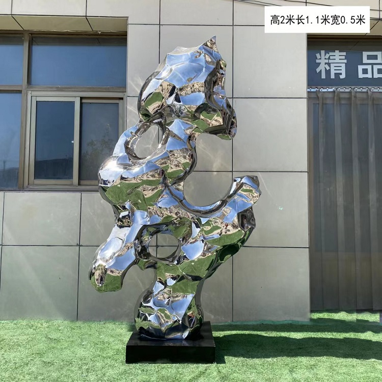 太湖石雕塑不锈钢