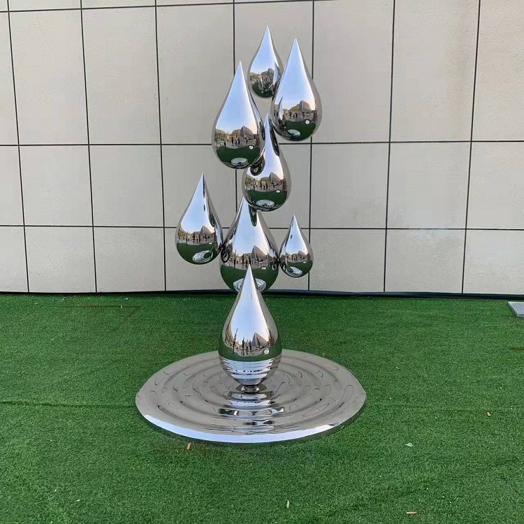 水滴不锈钢雕塑