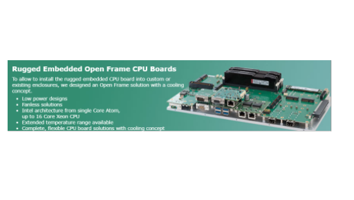 坚固的嵌入式开放式CPU板