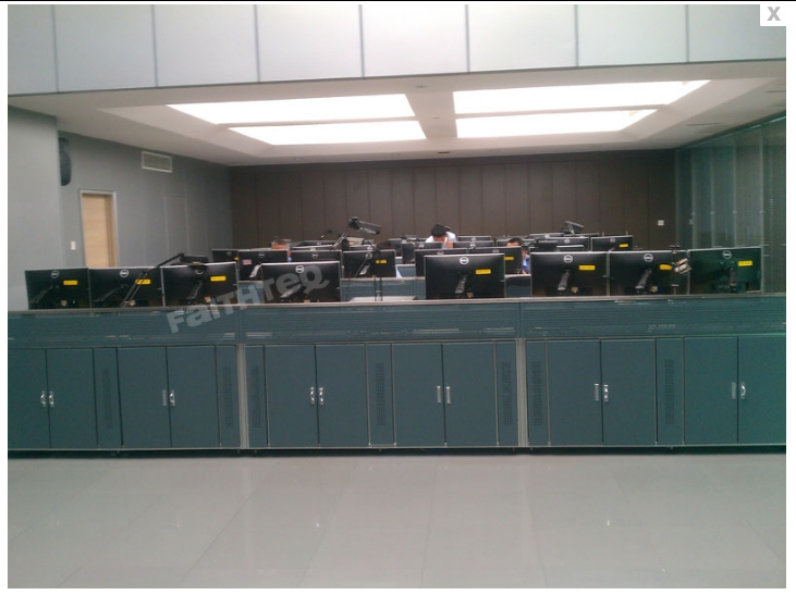 某公安局指揮中心操作臺項目