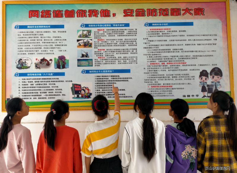 湖北省英山县杨柳中学扎实开展国家网络安全宣传周活动