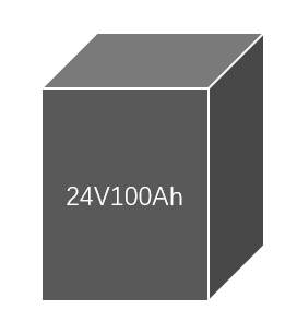 24V100Ah专用车锂电池